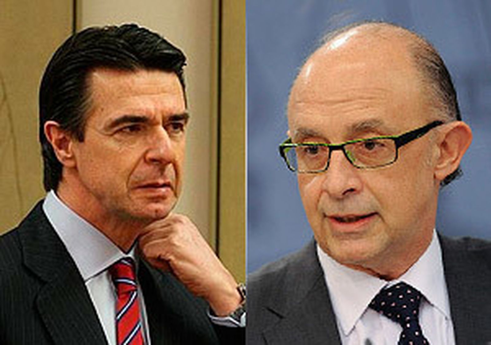 Cristóbal Montoro y José Manuel Soria