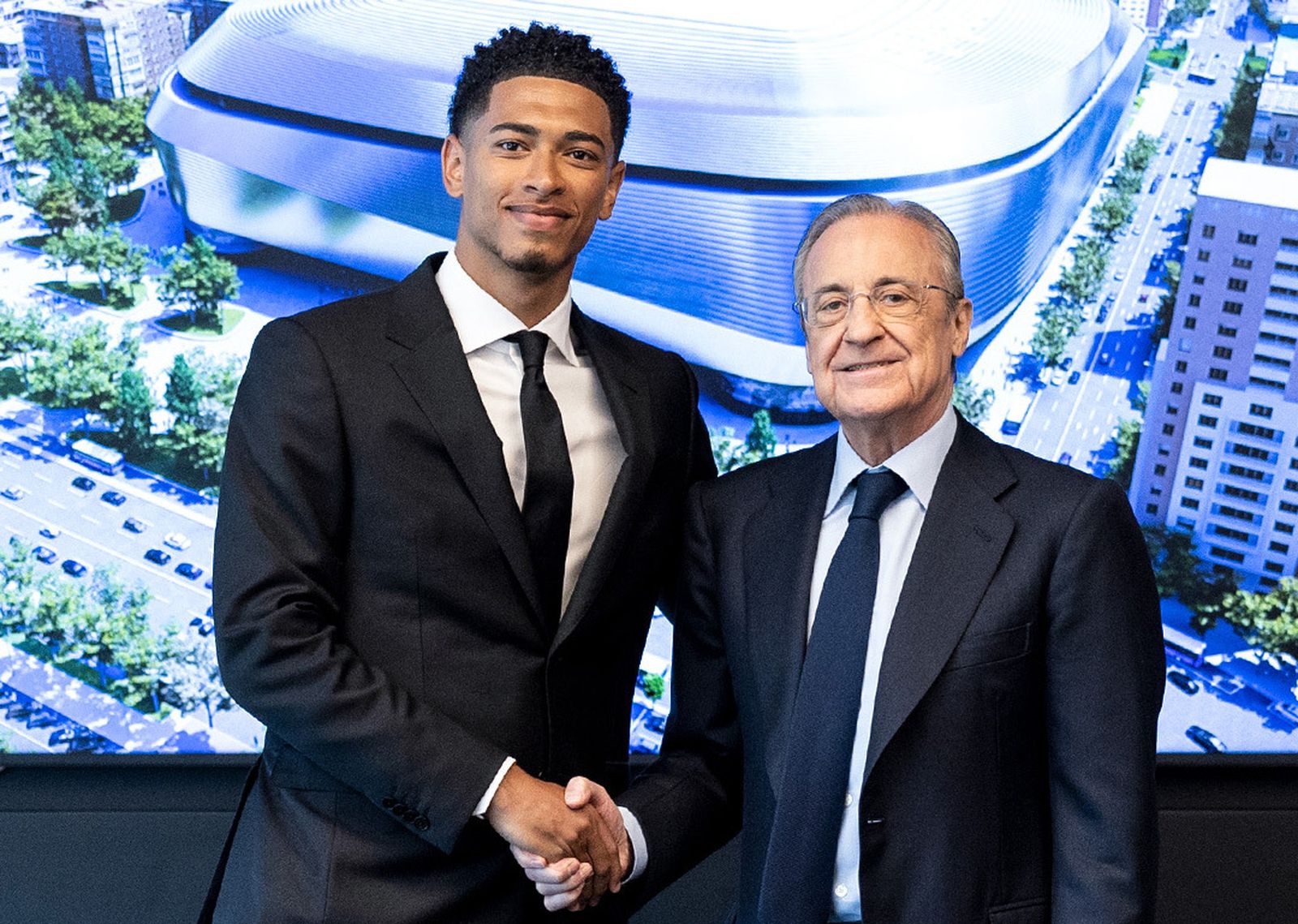Bellingham y Florentino Pérez