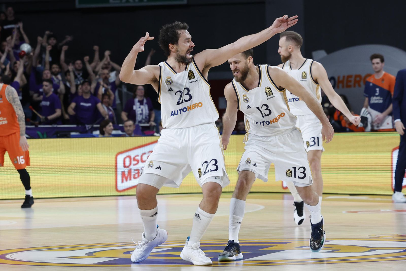 El Real Madrid se impone al Valencia Basket en la Euroliga