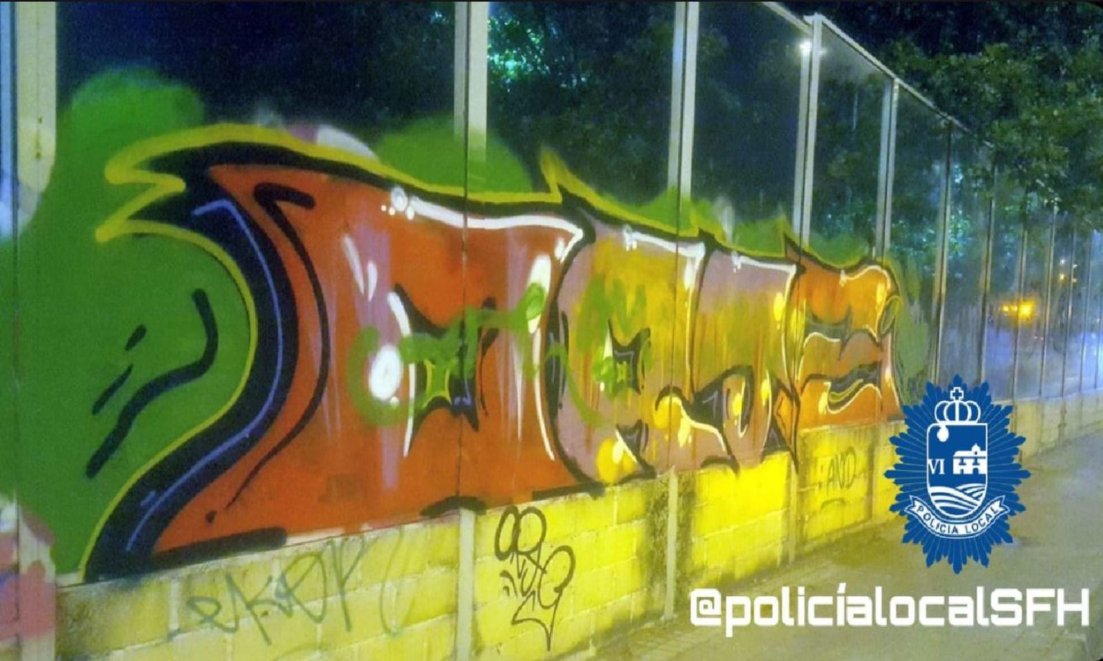 Grafiti en San Fernando de Henares
