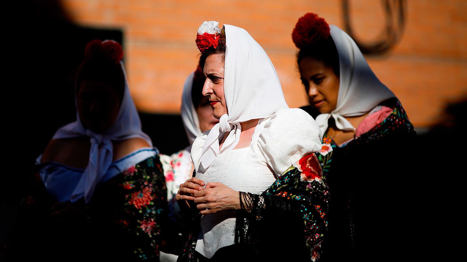 'Manolas' en la Fiesta de La Paloma