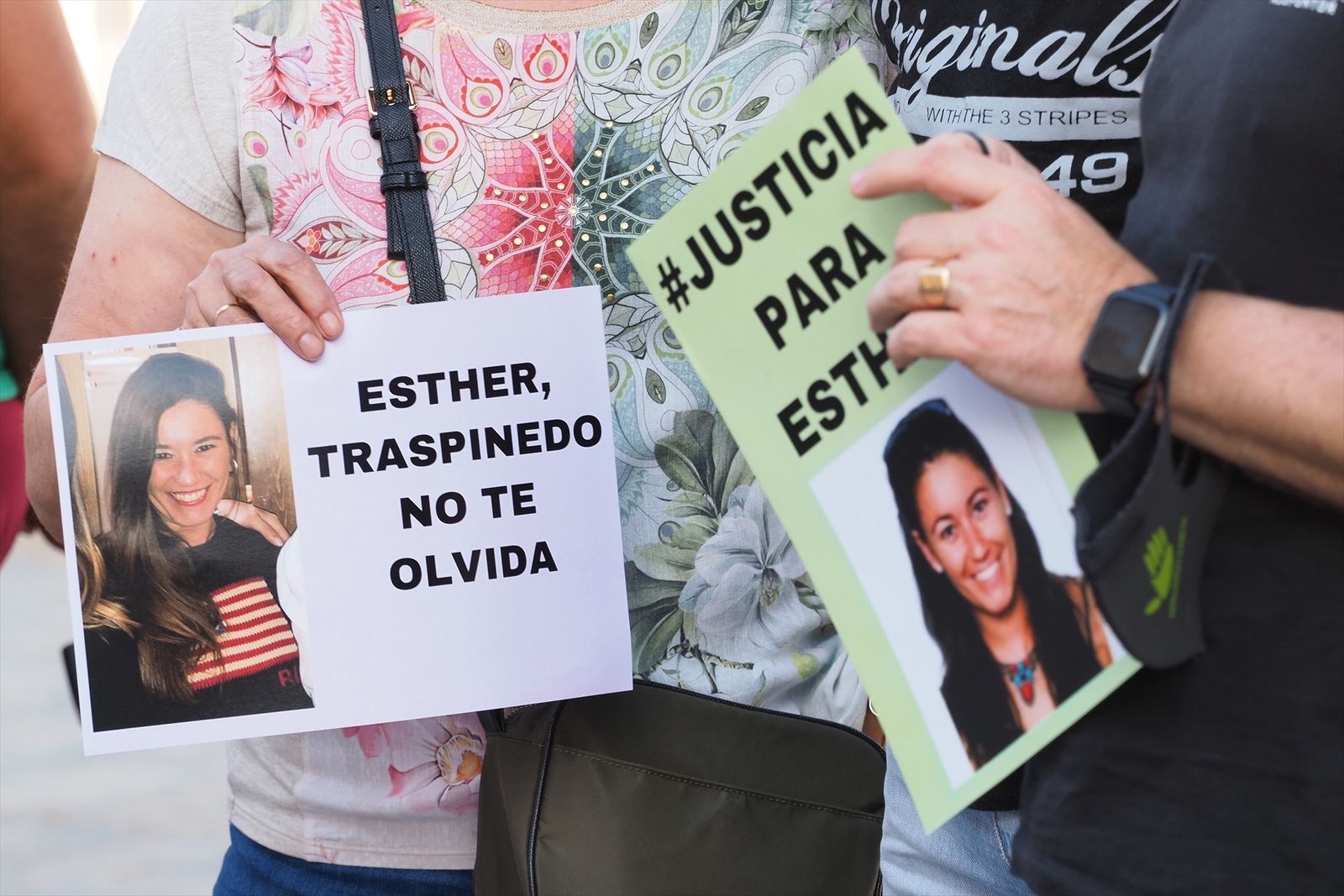 Imagen de archivo de una concentración ciudadana en recuerdo de Esther López en Traspinedo