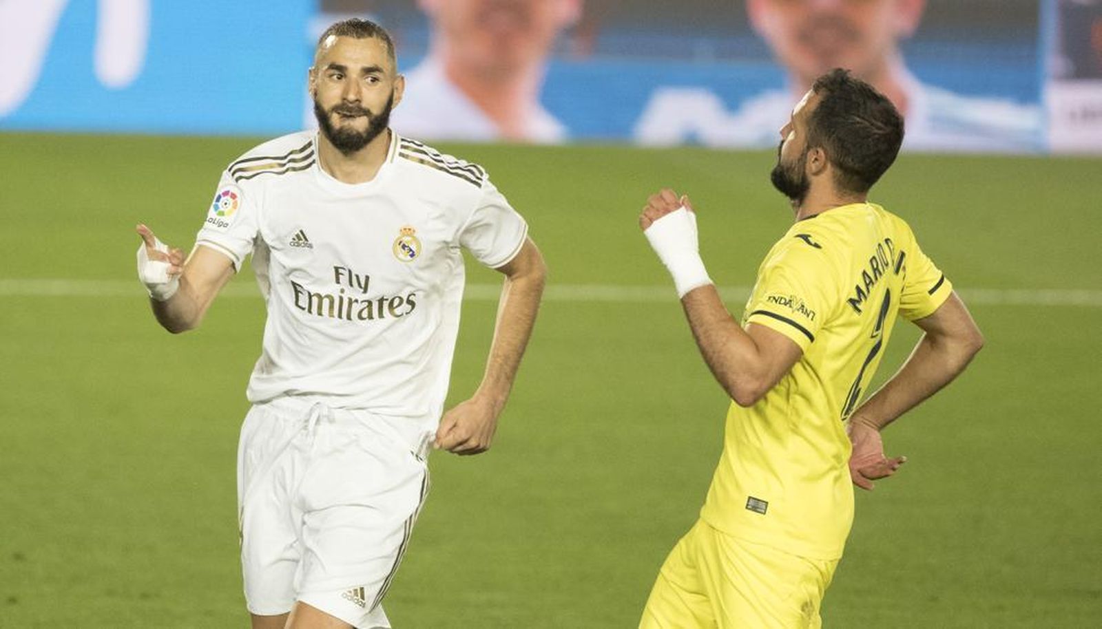 Benzema ante el Villarreal
