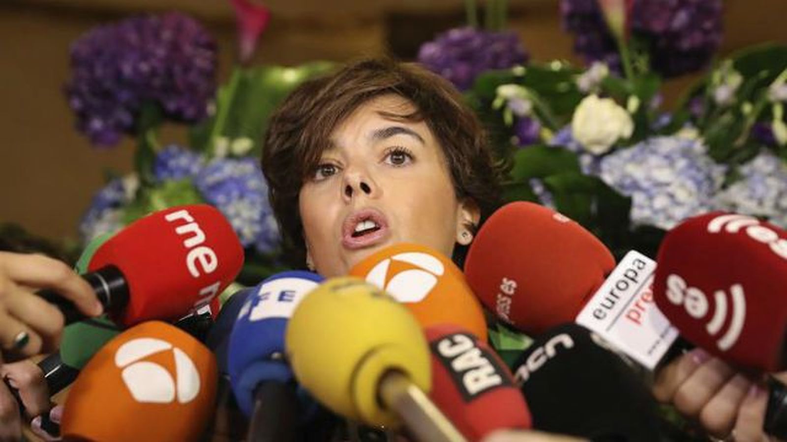 Santamaría a Puigdemont: "¿Hasta cuándo va a seguir abusando de Cataluña?"