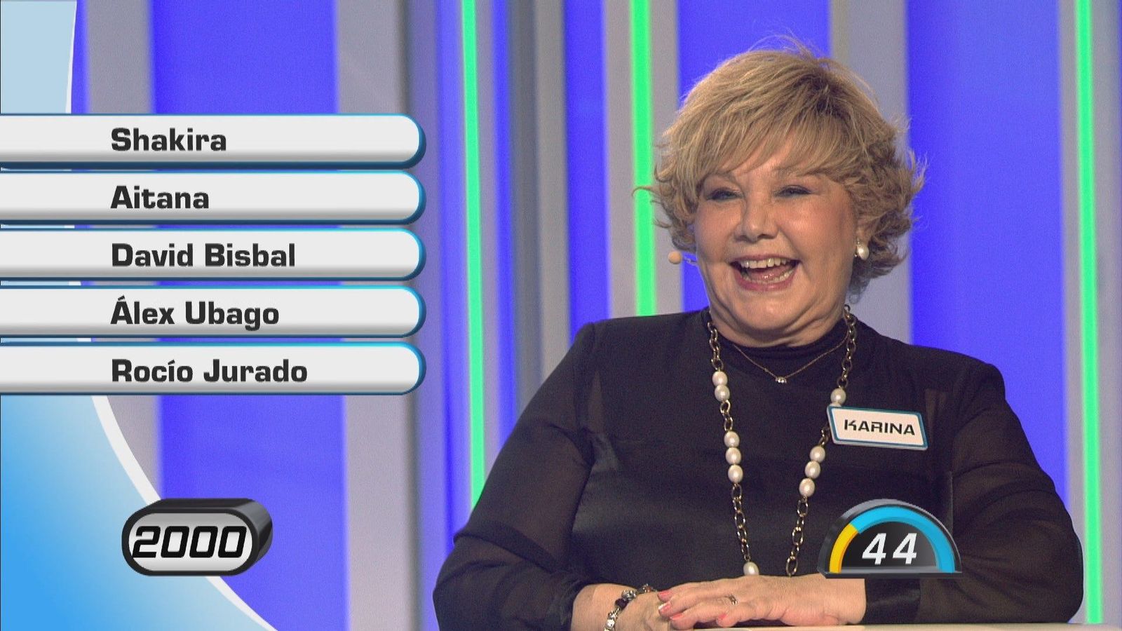 La divertida prueba musical de Karina en 'Atrápame si puedes Celebrity'