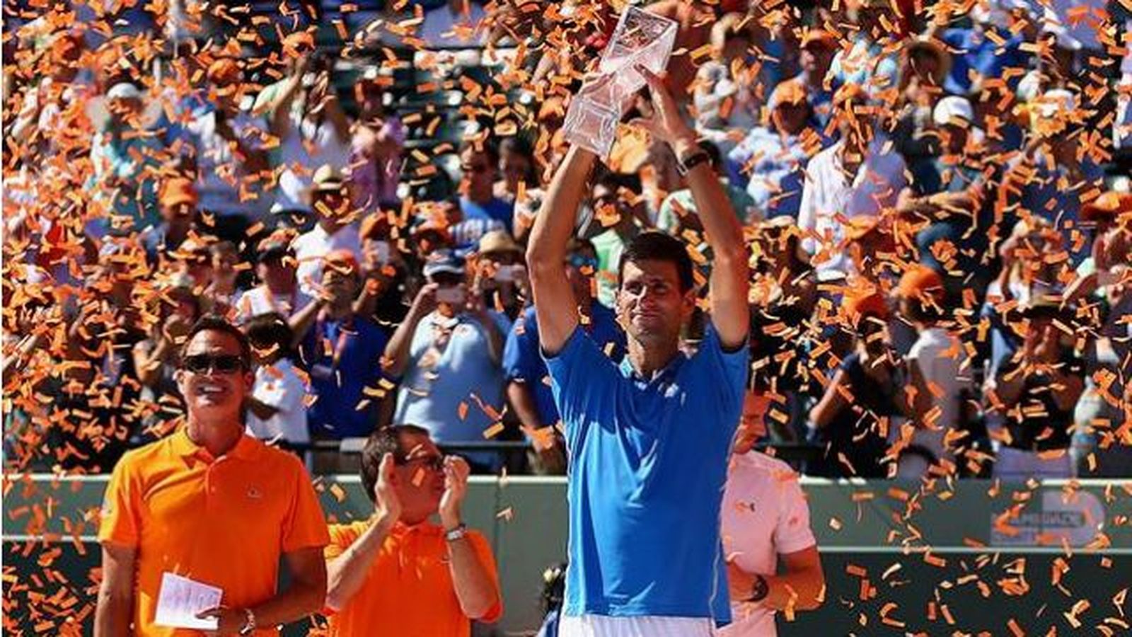 Djokovic gana su quinto título en Miami ante un agotado Murray