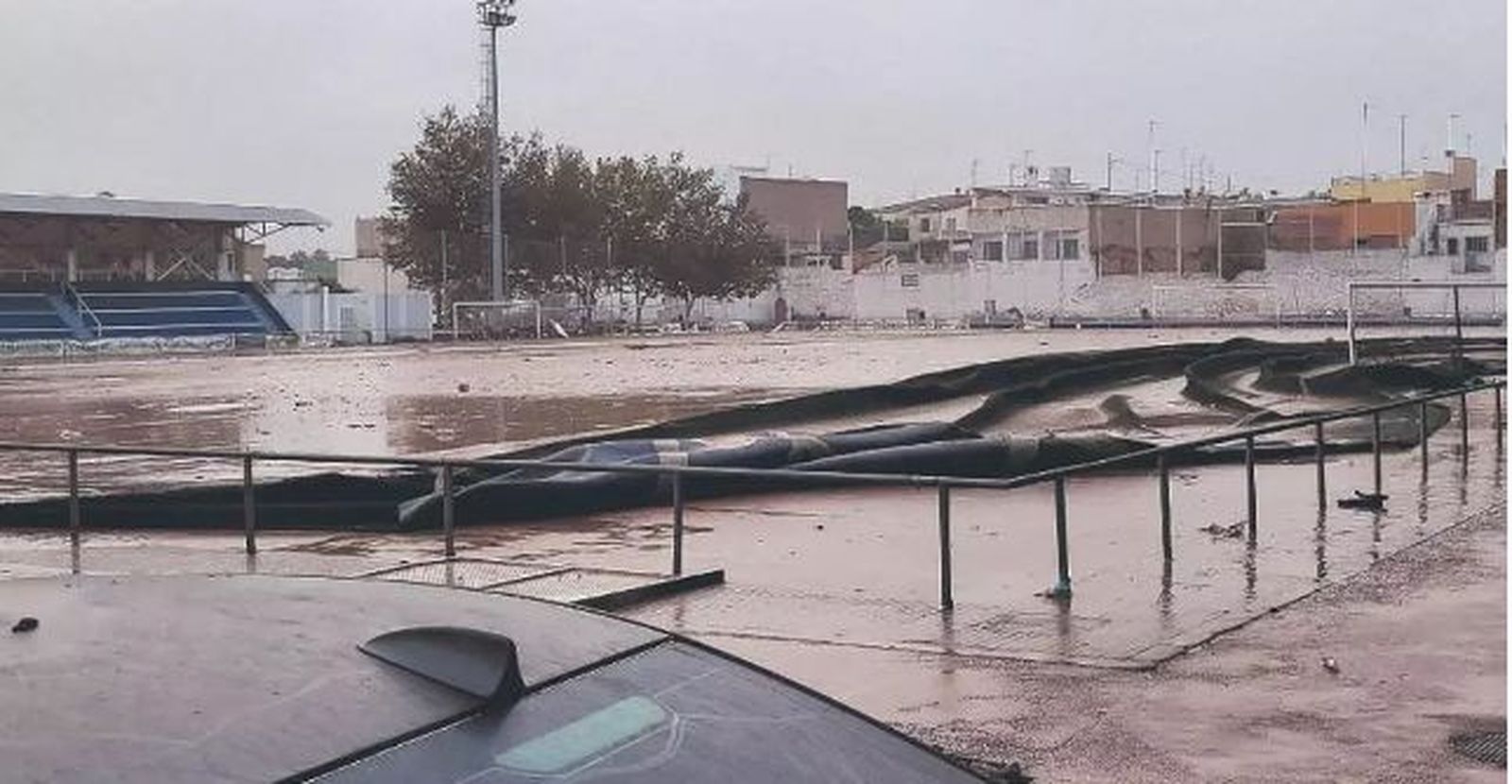 Morata financiará la reconstrucción del campo de Aldaia destrozado por la DANA