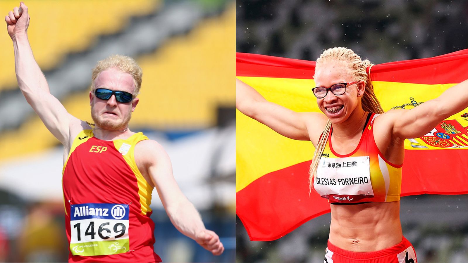 Iván Cano y Adariatou Iglesias, dos de nuestras medallas en los Paraolímpicos de Tokio