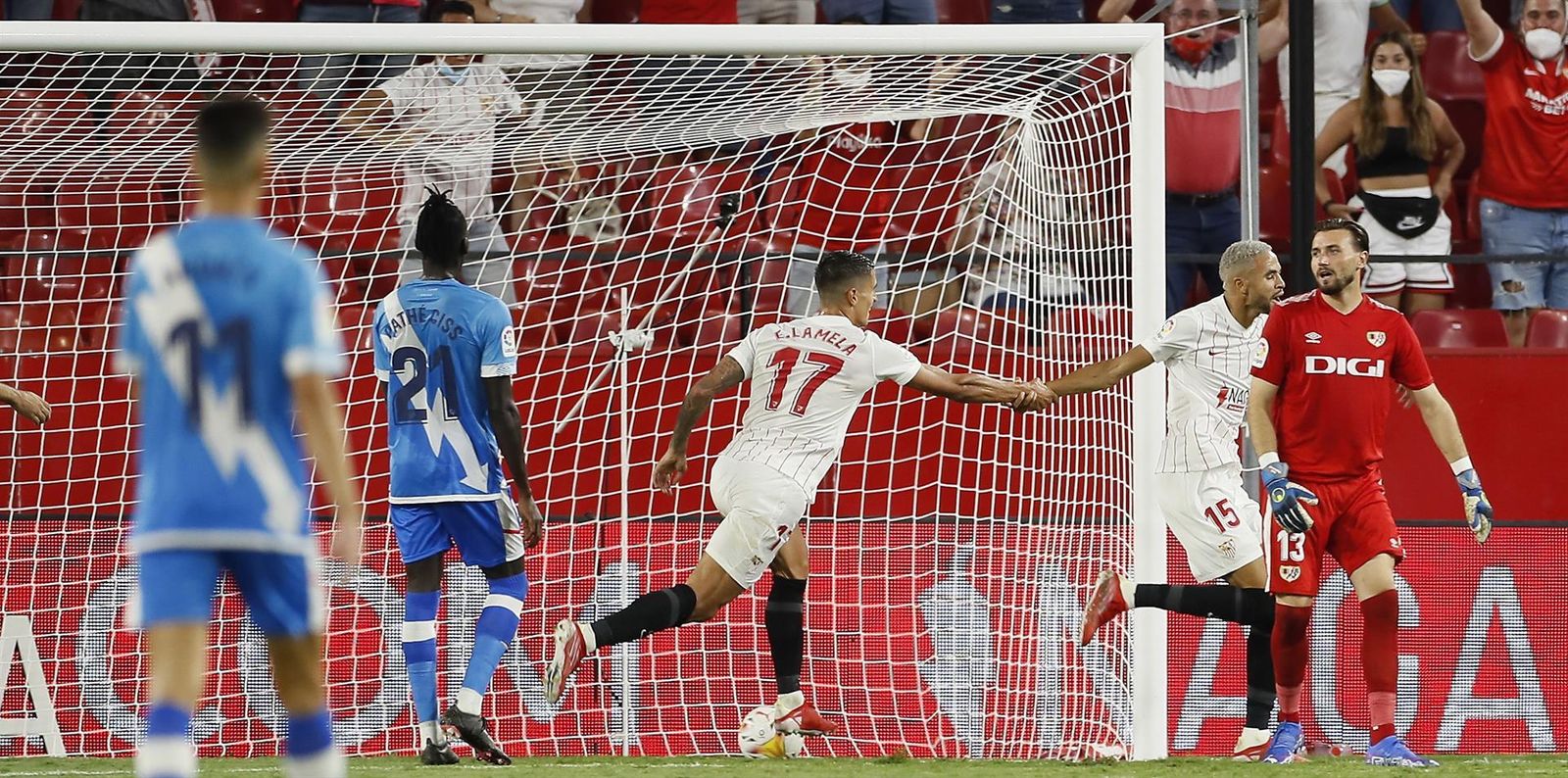 El Rayo cae ante el Sevilla