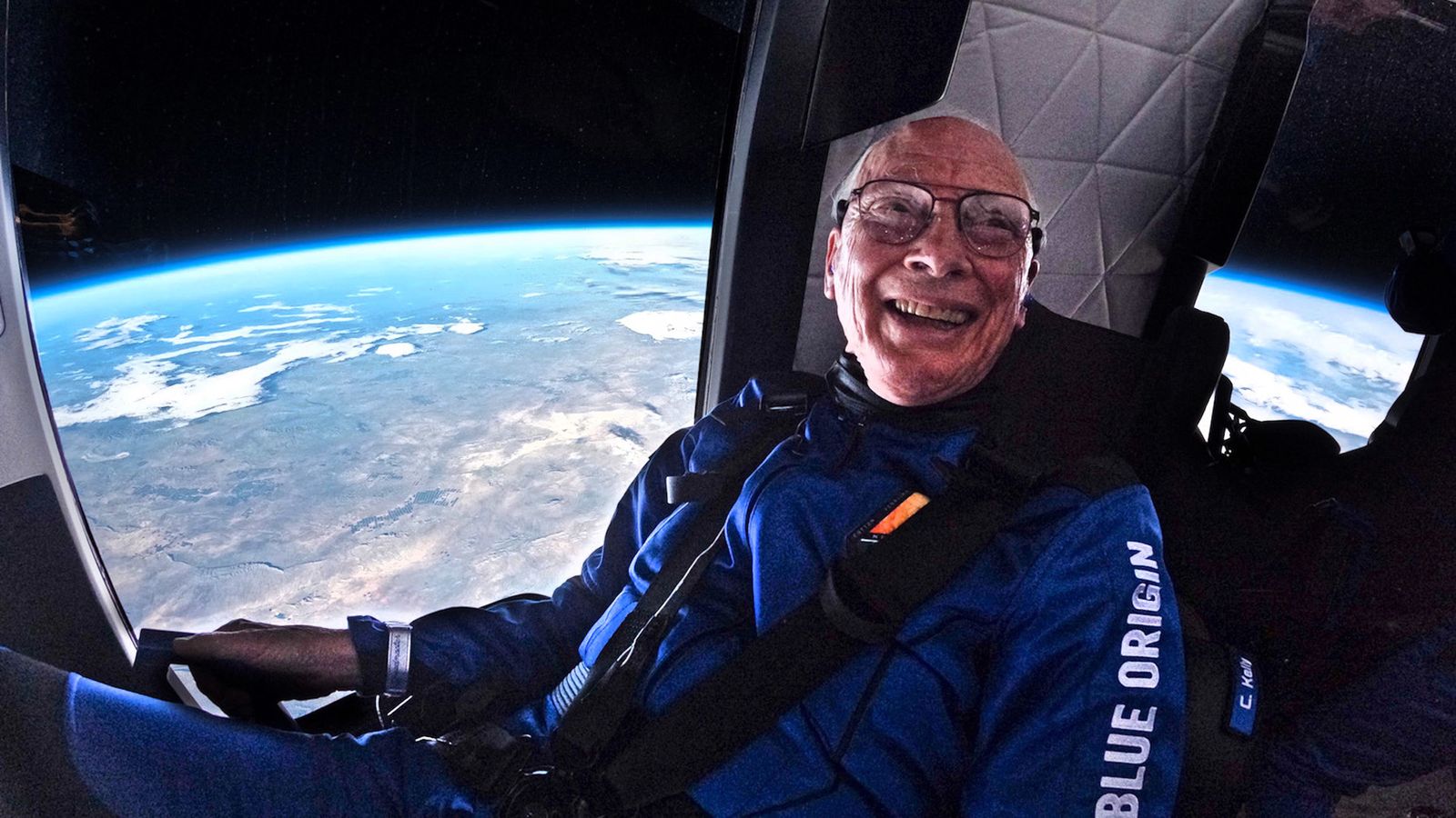 El astronauta del proyecto New Shepard de Blue Origin, Clint Kelly