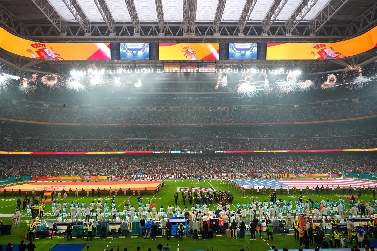 El show de la NFL en Madrid.
