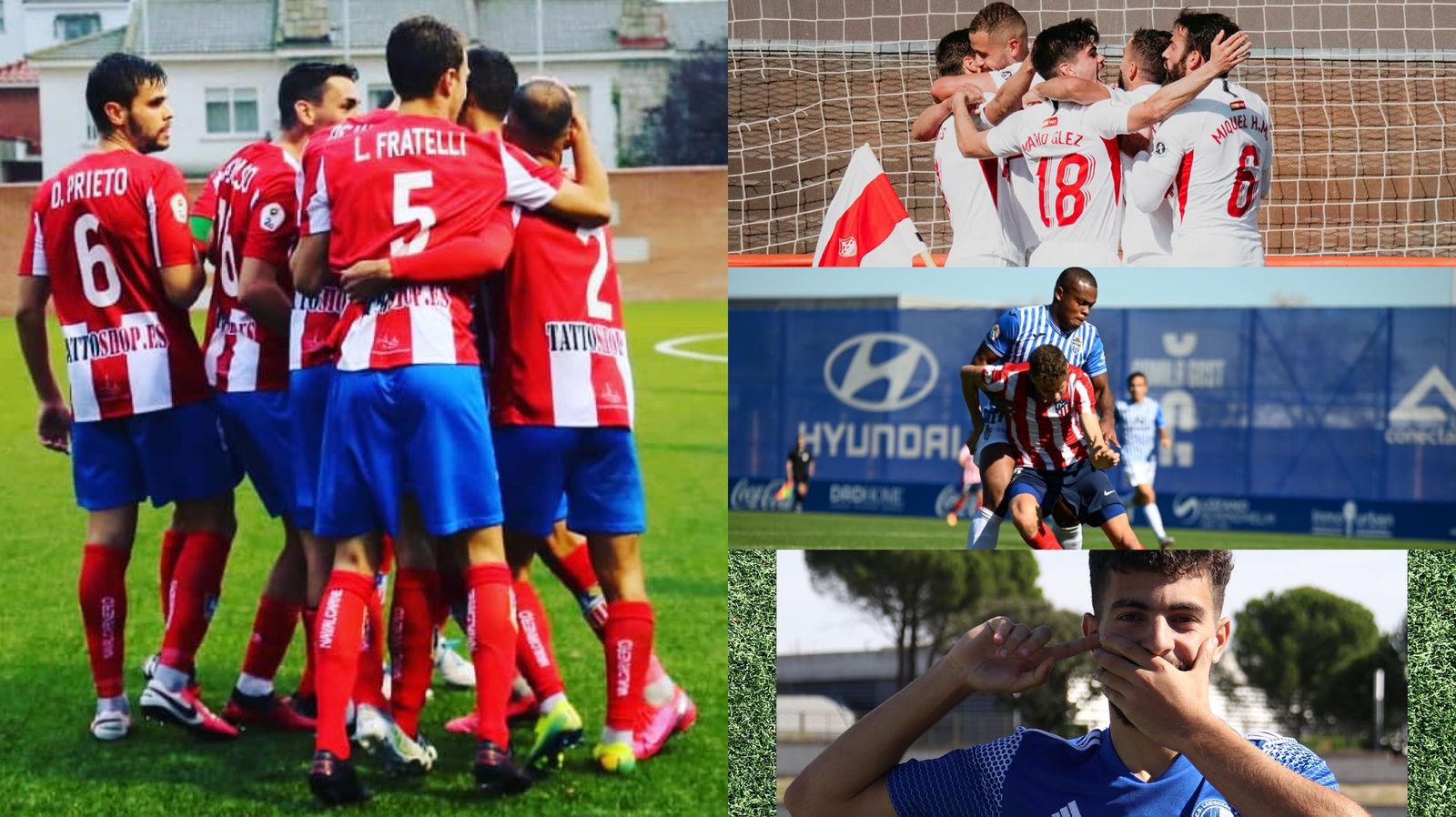 CDA Navalcarnero, UD Sanse, Las Rozas y Atleti B
