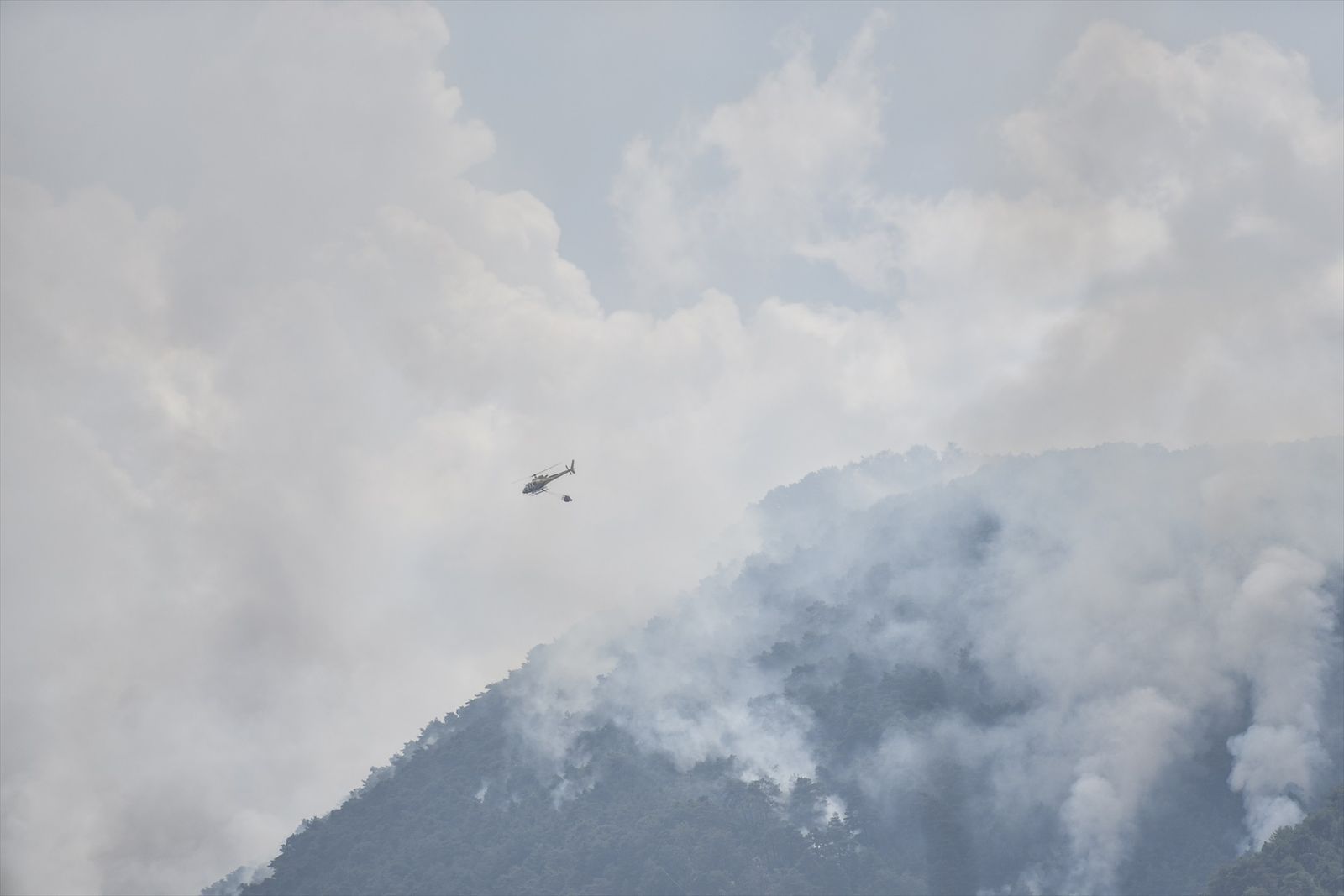 Incendio de Riglos (Huesca)