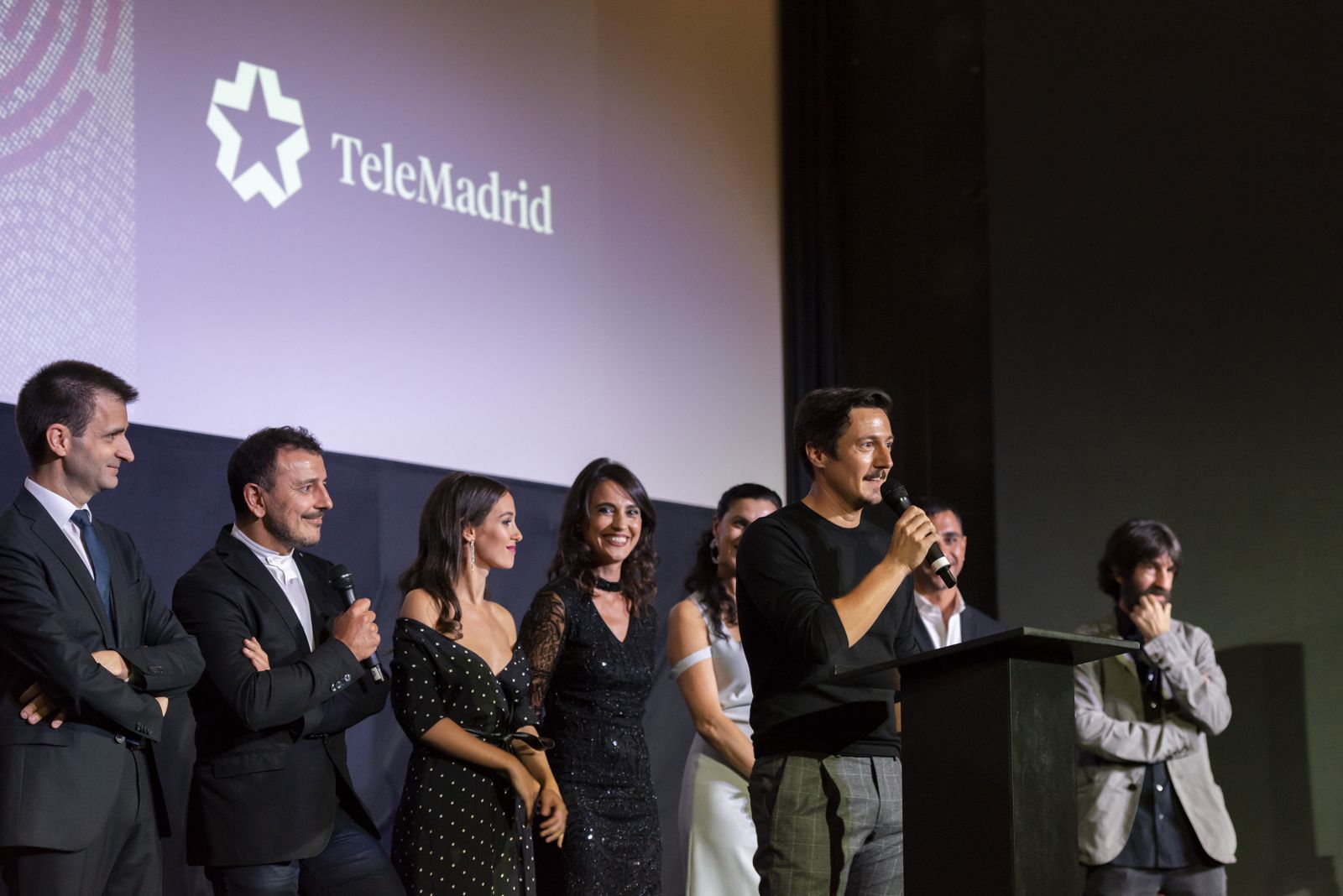 Premier de 'La víctima número ocho' en el Palacio de la Prensa