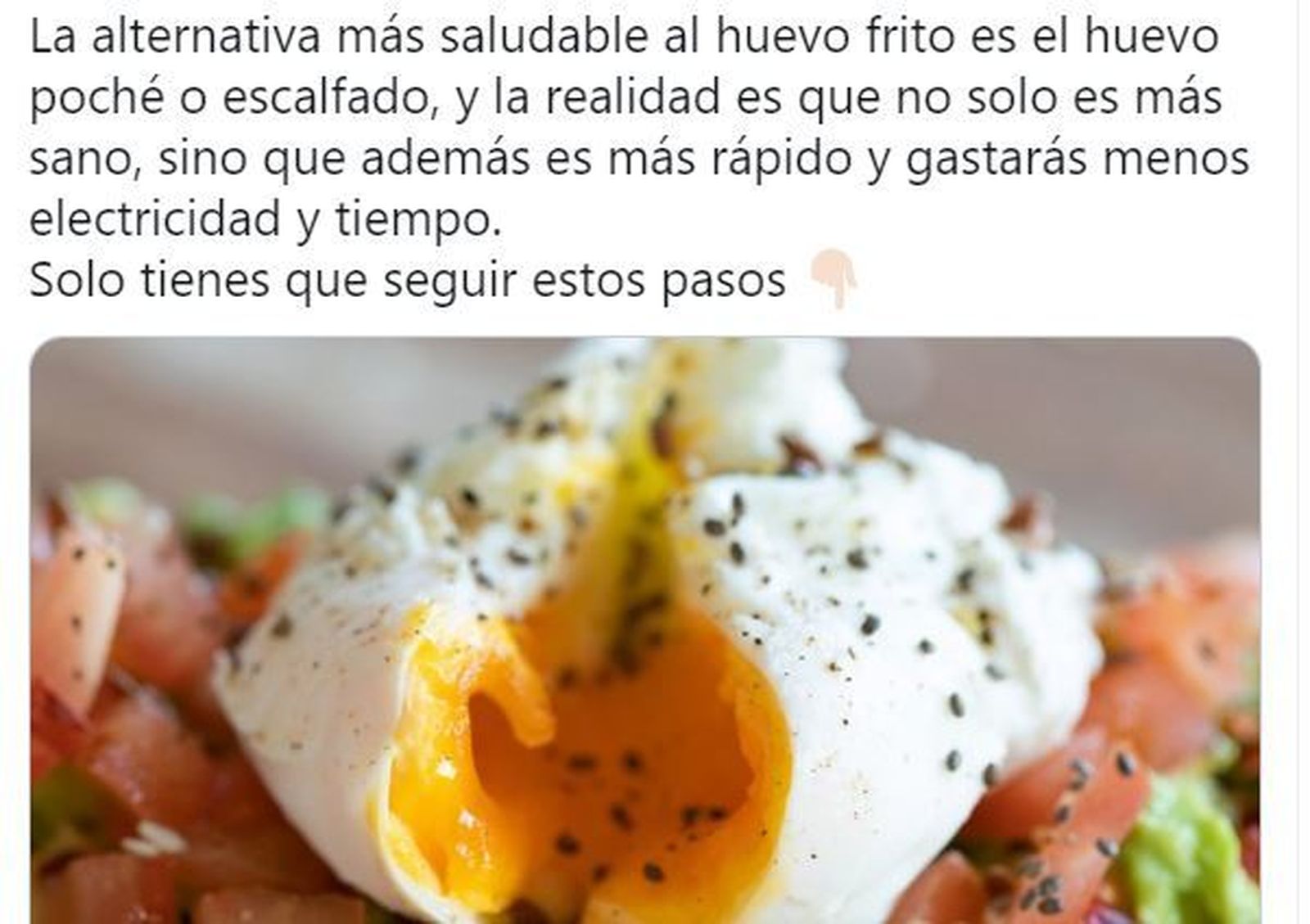 Receta de huevos de Endesa