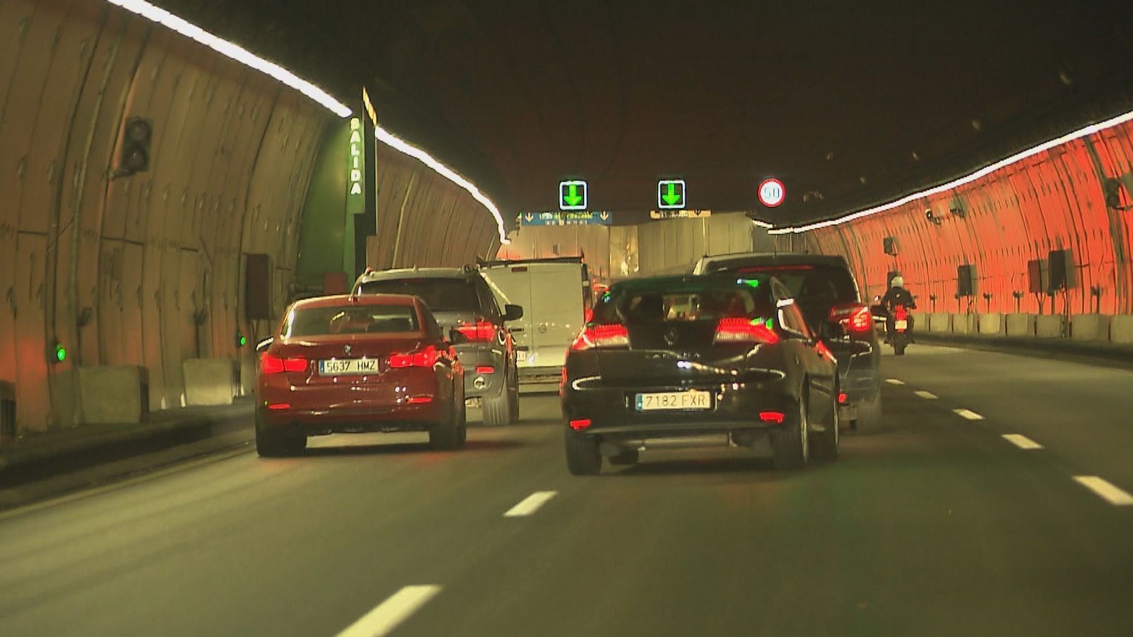 GPS en los túneles de la M-30