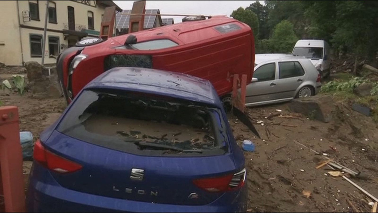 Más de de 125 muertos y 1.300 desaparecidos en Alemania y Bélgica por las inundaciones
