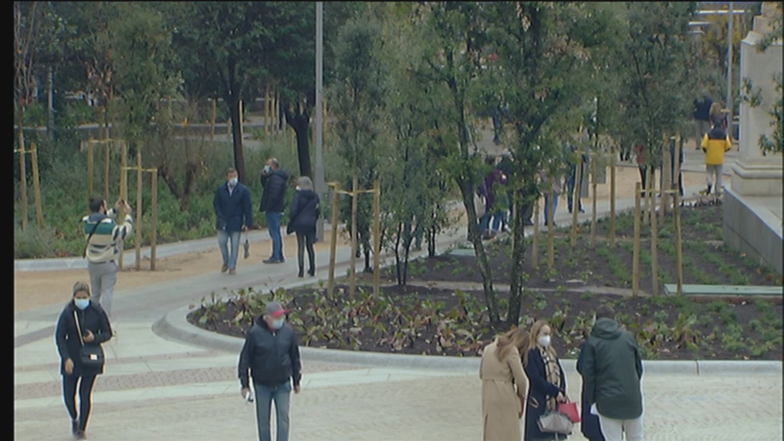 Así luce la nueva Plaza de España