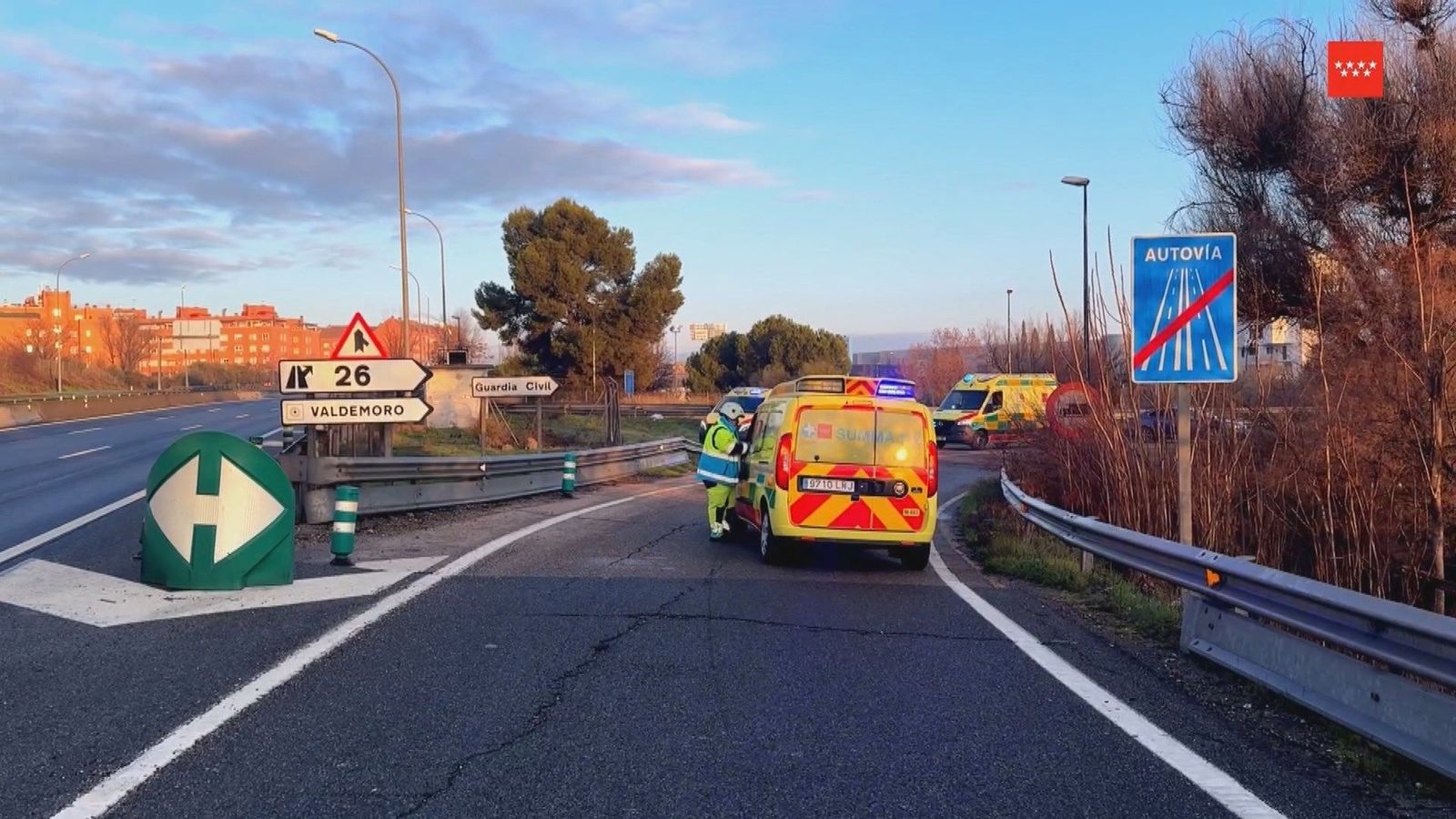 Alertan de un punto negro en la A-4 en Valdemoro donde se concentran accidentes graves de tráfico