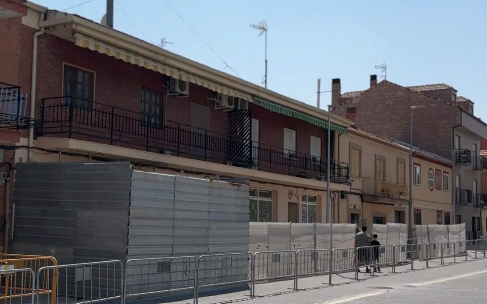 Viviendas declaradas en ruina en la calle Nazario Calonge de San Fernando de Henares