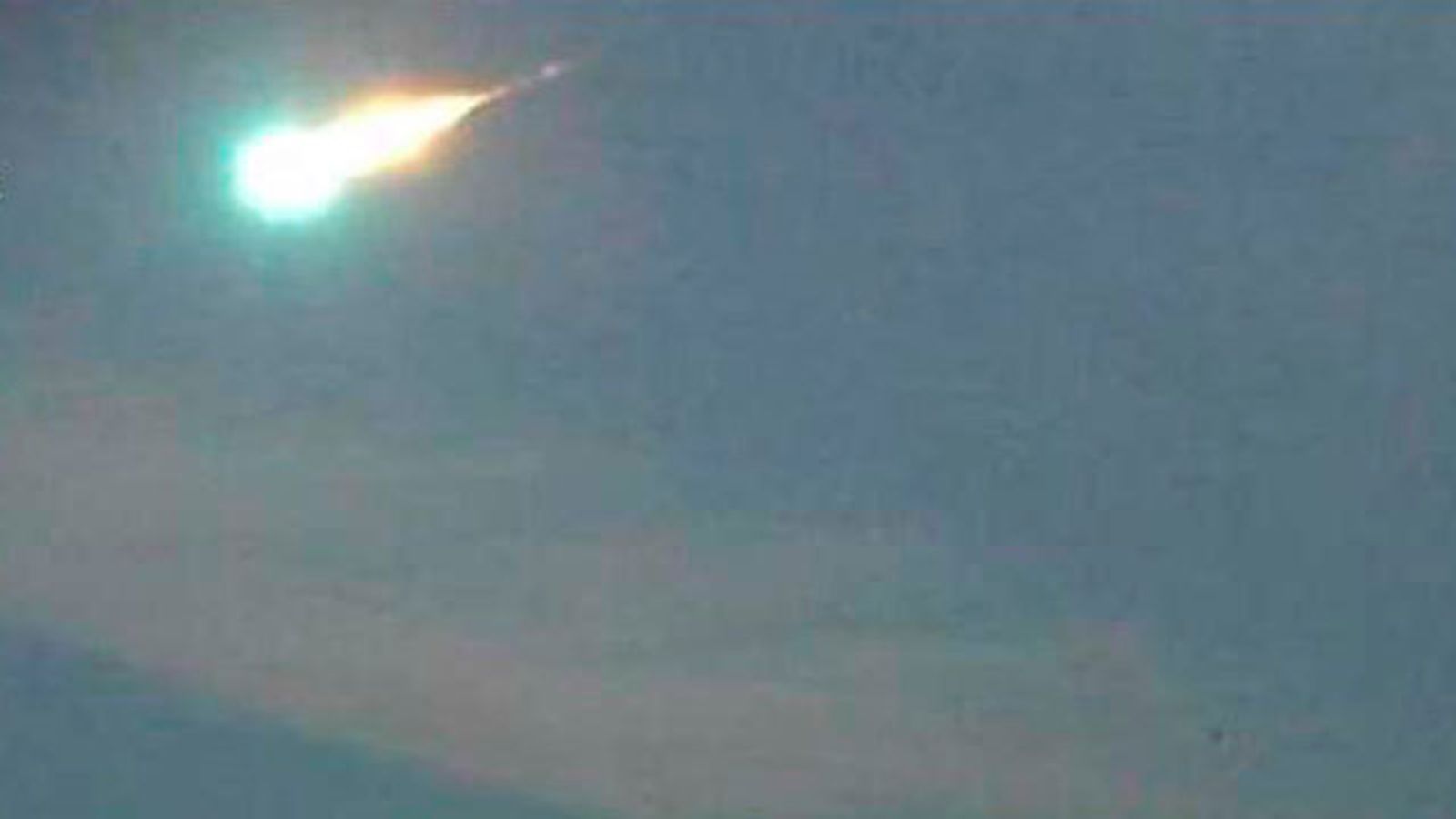 Imagen del meteorito