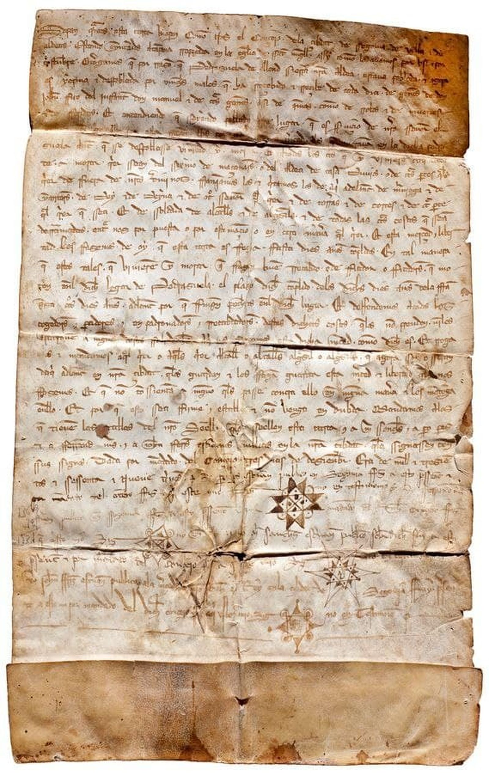 Fragmento de la Carta Puebla de Pedrezuela de 1331