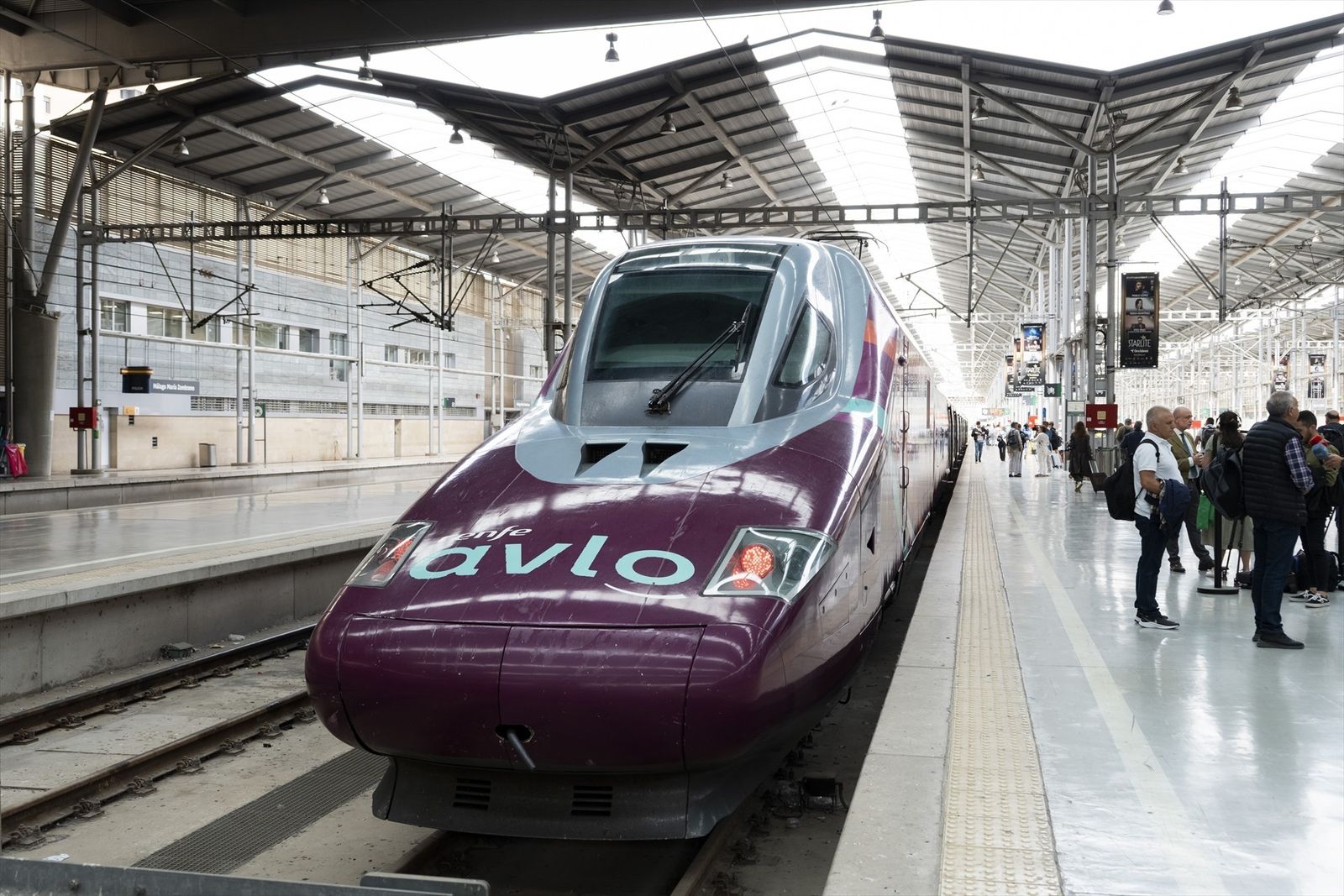 Tren Avlo en la estación María Zambrano (Málaga)