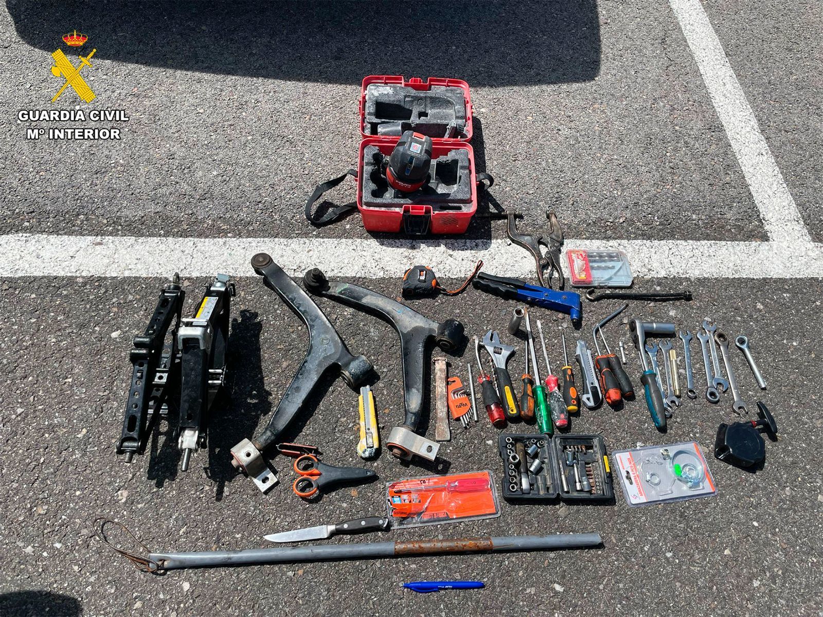 .- Detenidos por robar vehículos estacionados cerca de obras en Tres Cantos para quedarse con las herramientas