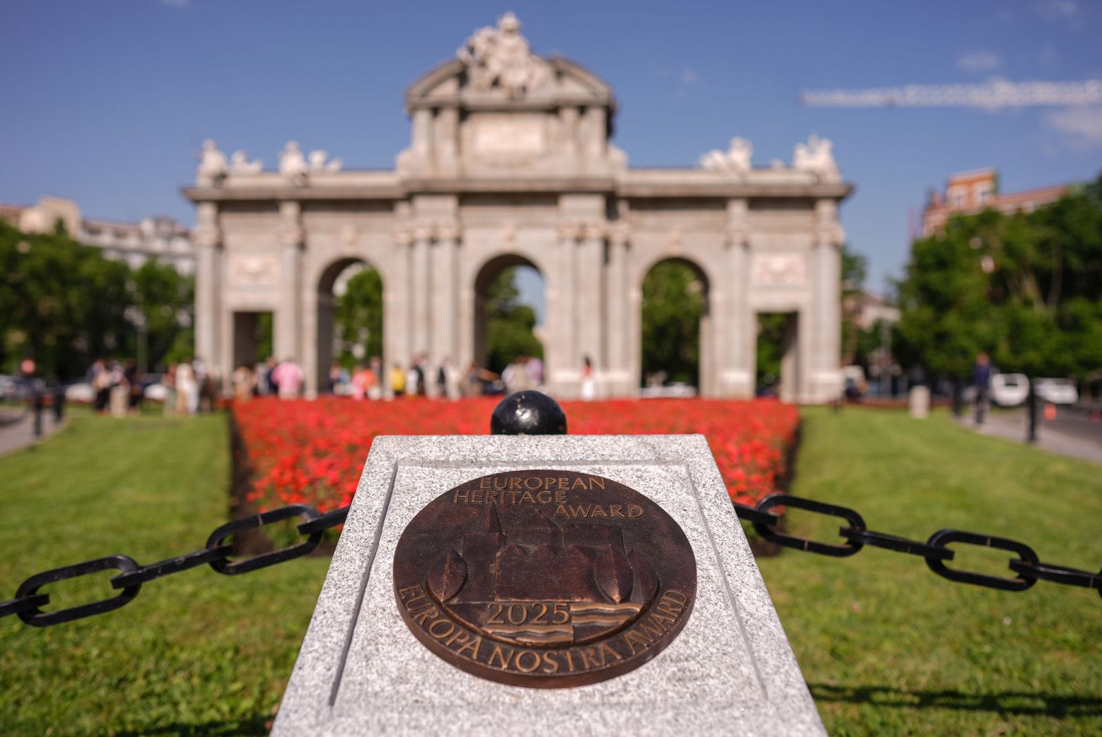 La Puerta de Alcalá, premiada por Europa Nostra tras el proceso de restauración