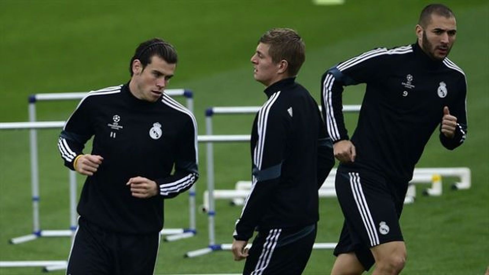 Benzema y Kroos, listos para enfrentarse a la Juventus