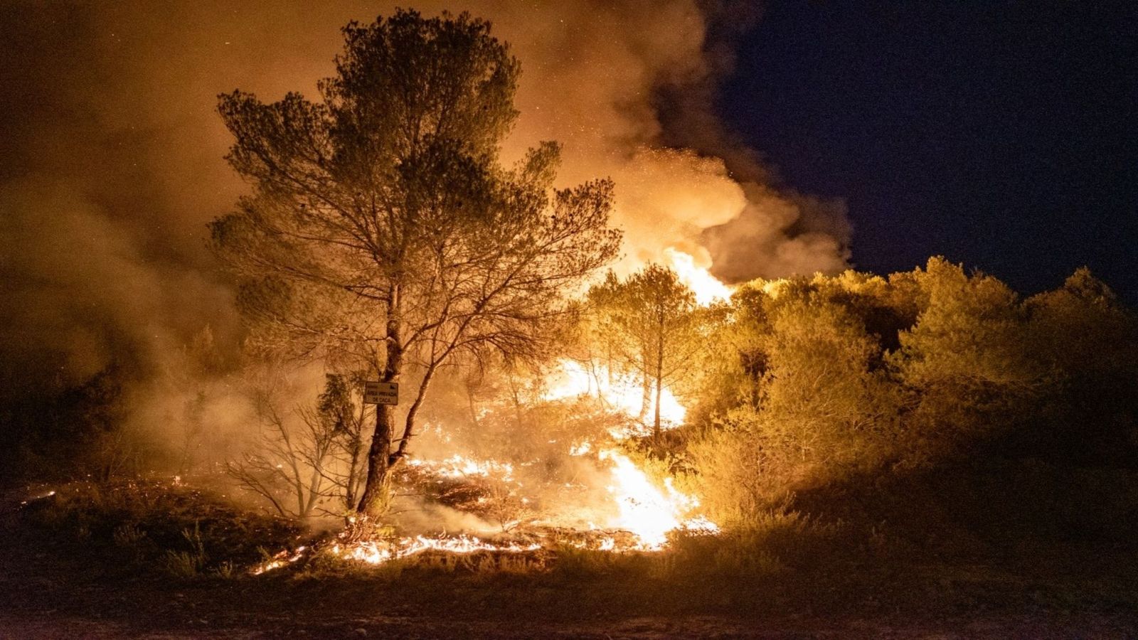 Robledo de Chavela acoge, una noche más, a los desalojados por el incendio de Cebreros