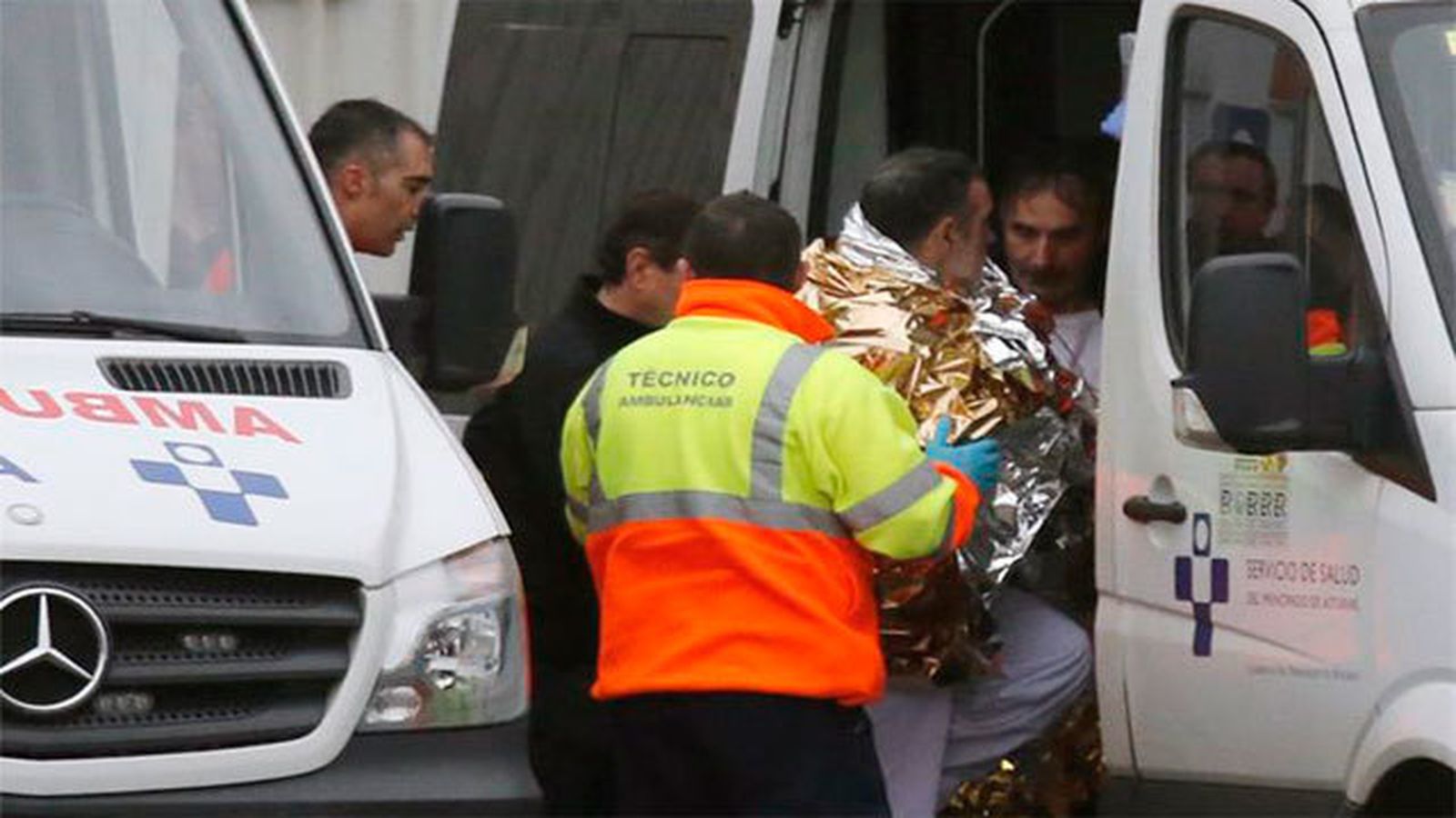 Uno de los tripulantes del pesquero hundido en Navia