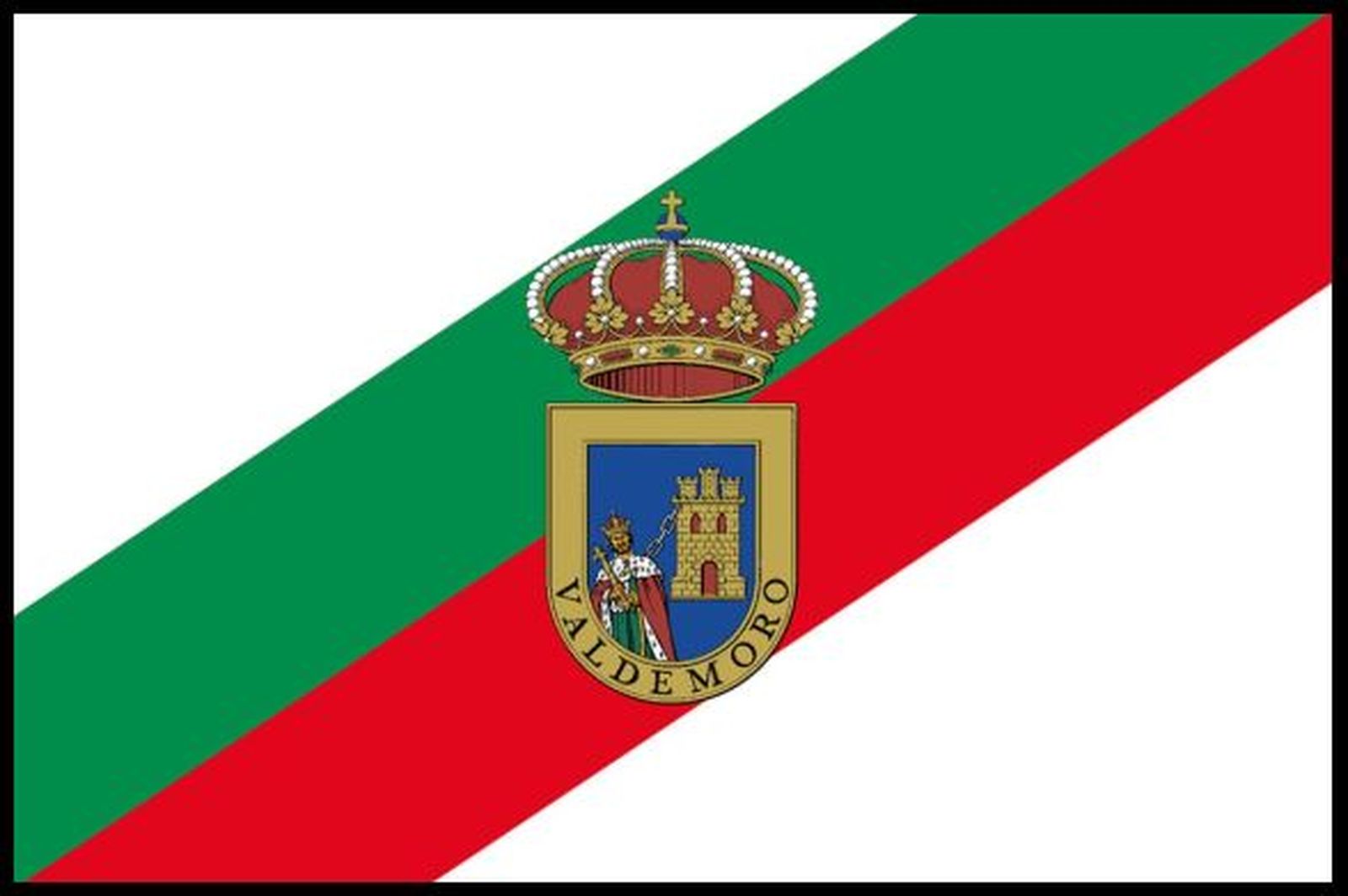 Bandera del Ayuntamiento de Valdemoro elegida tras una consulta vecinal