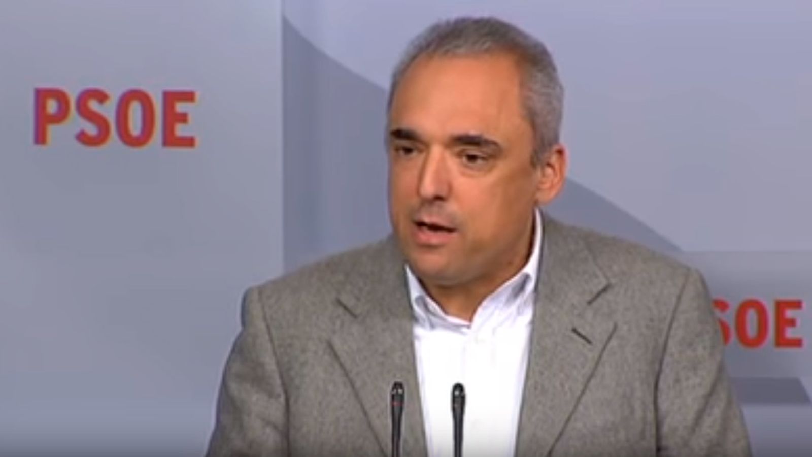 Rafael Simancas, secretario general del Grupo Parlamentario Socialista en el Congreso