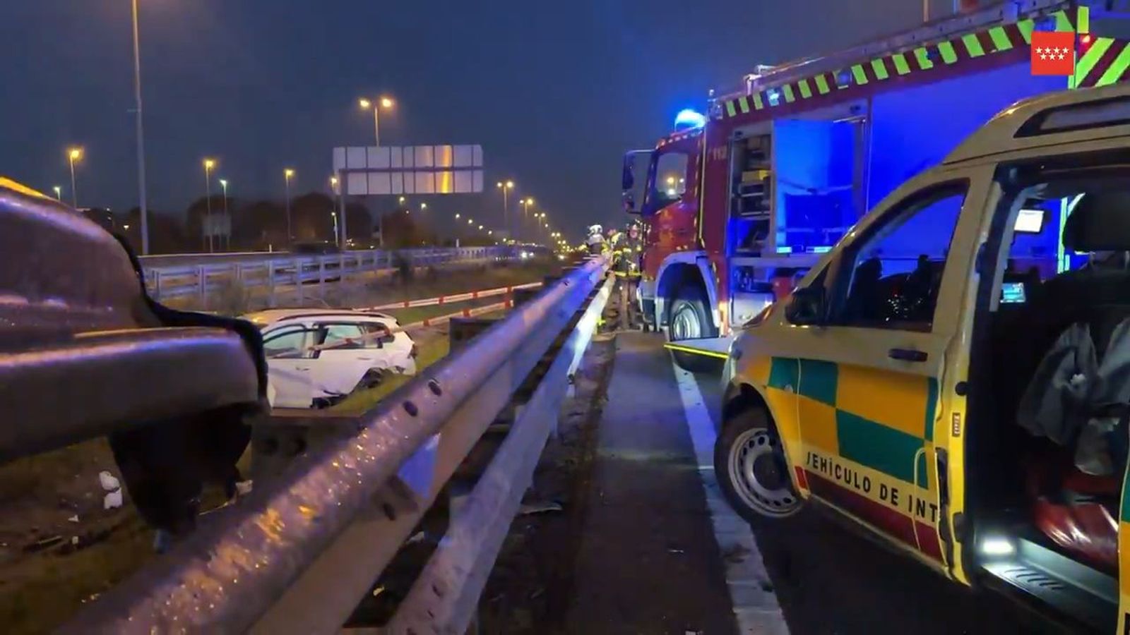 Atropellado un conductor en la M-50