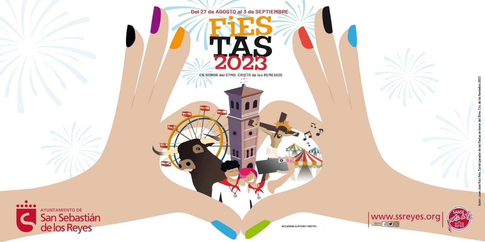 Cartel de las fiestas del Cristo de los Remedios de San Sebastián de los Reyes serán del 27 de agosto al 3 de septiembre