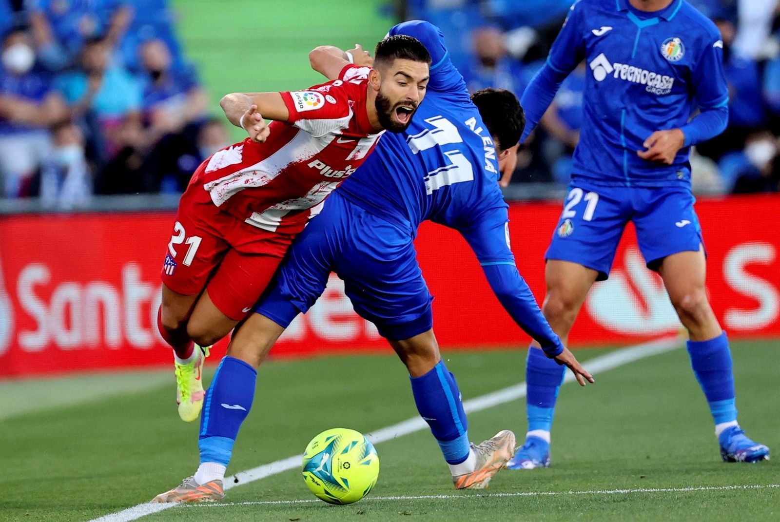 Yannick Carrasco ante el Getafe