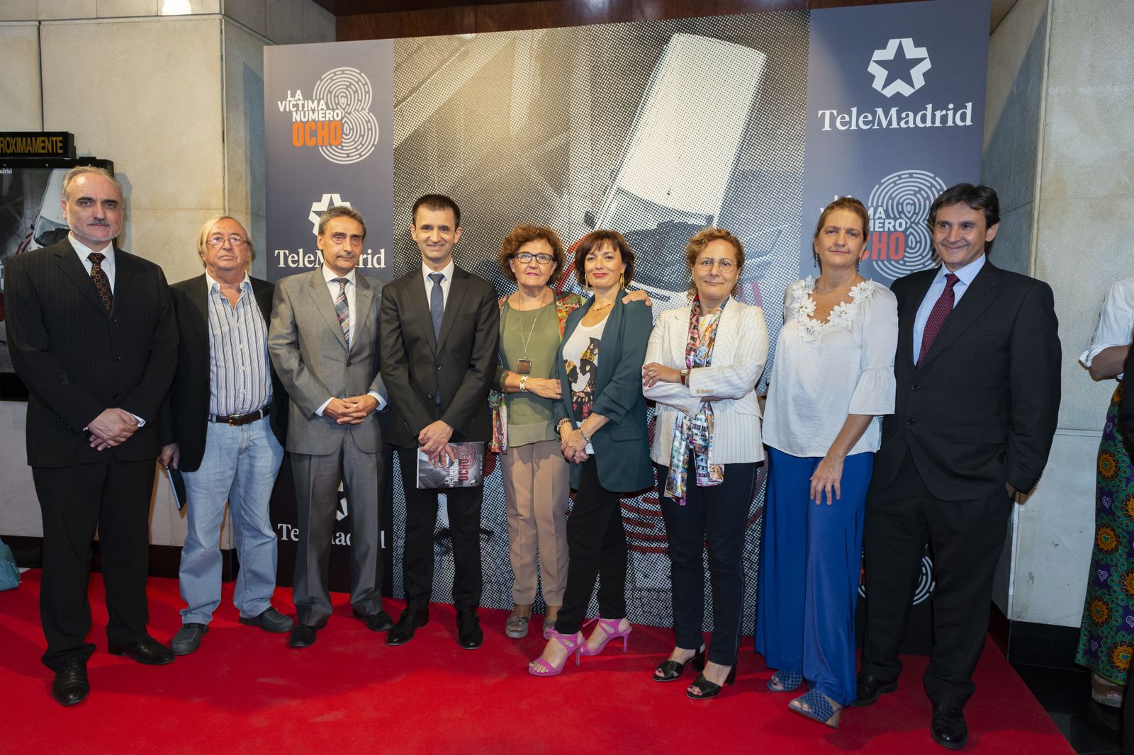 Premier de 'La víctima número ocho' en el Palacio de la Prensa