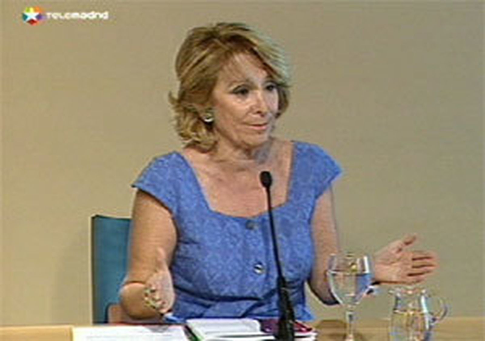 Esperanza Aguirre rueda de prensa