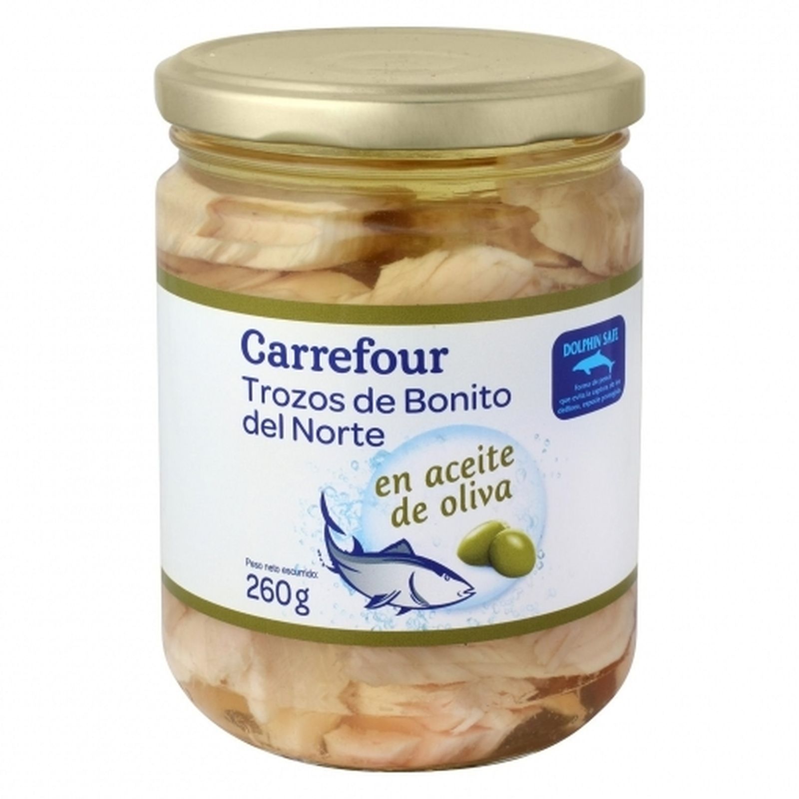 Bonito del norte en aceite de oliva de la marca Carrefour