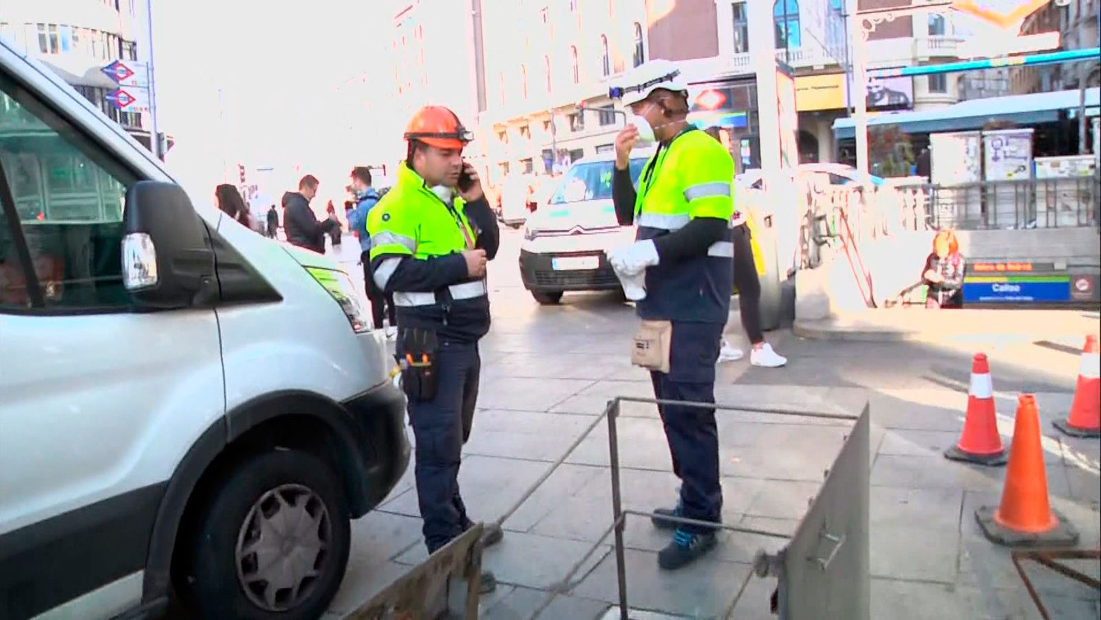 Vuelve el suministro eléctrico a Gran Vía