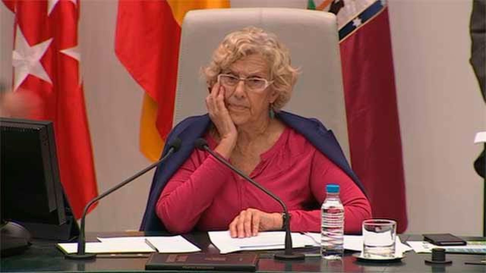 Se suspende el Pleno de Madrid por una indisposición de Manuela Carmena