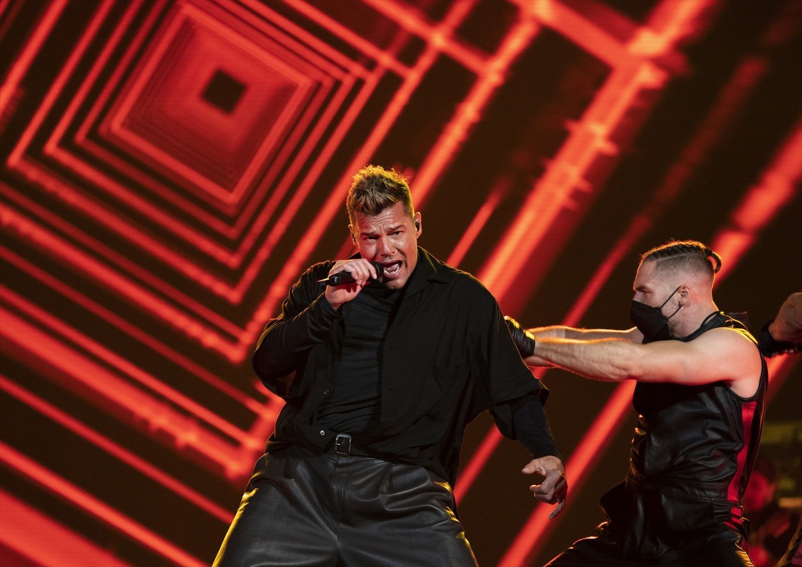 Ricky Martin en una actuación