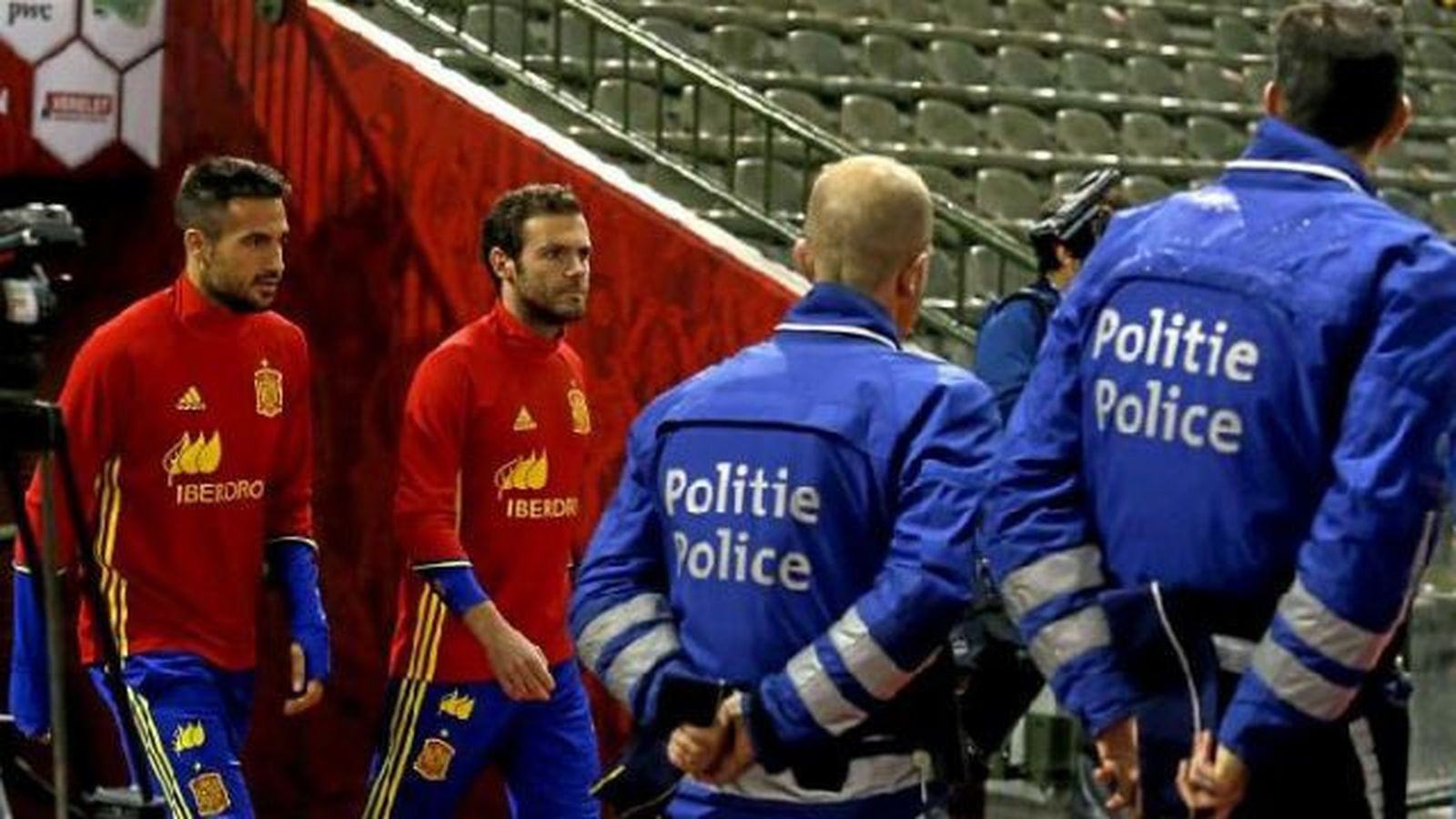 El Bélgica-España, suspendido por amenaza terrorista