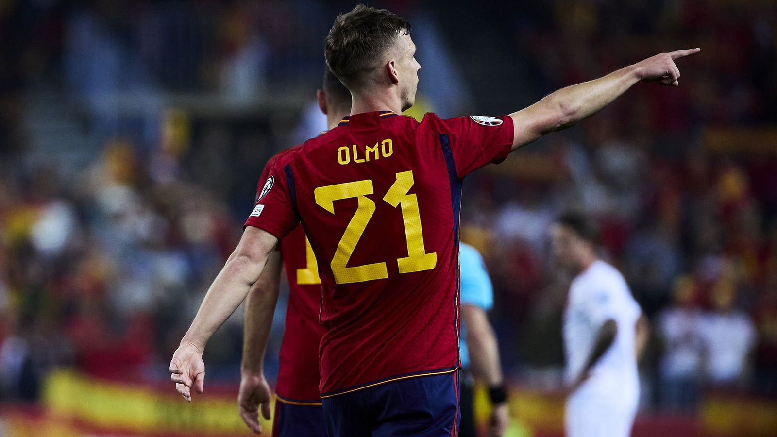 Dani Olmo valora a De la Fuente