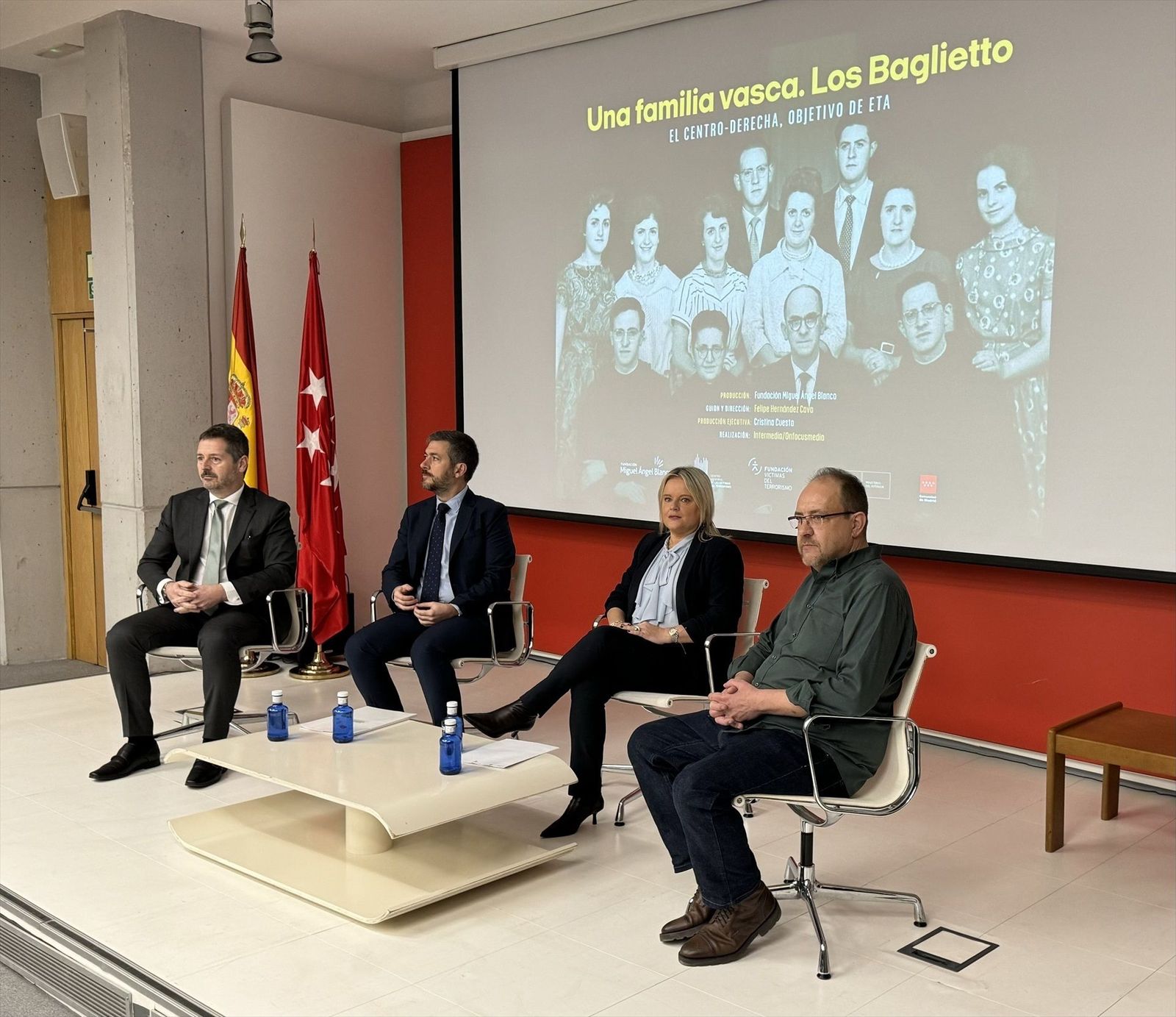 La Comunidad presenta el documental 'Los Baglietto', víctimas de ETA