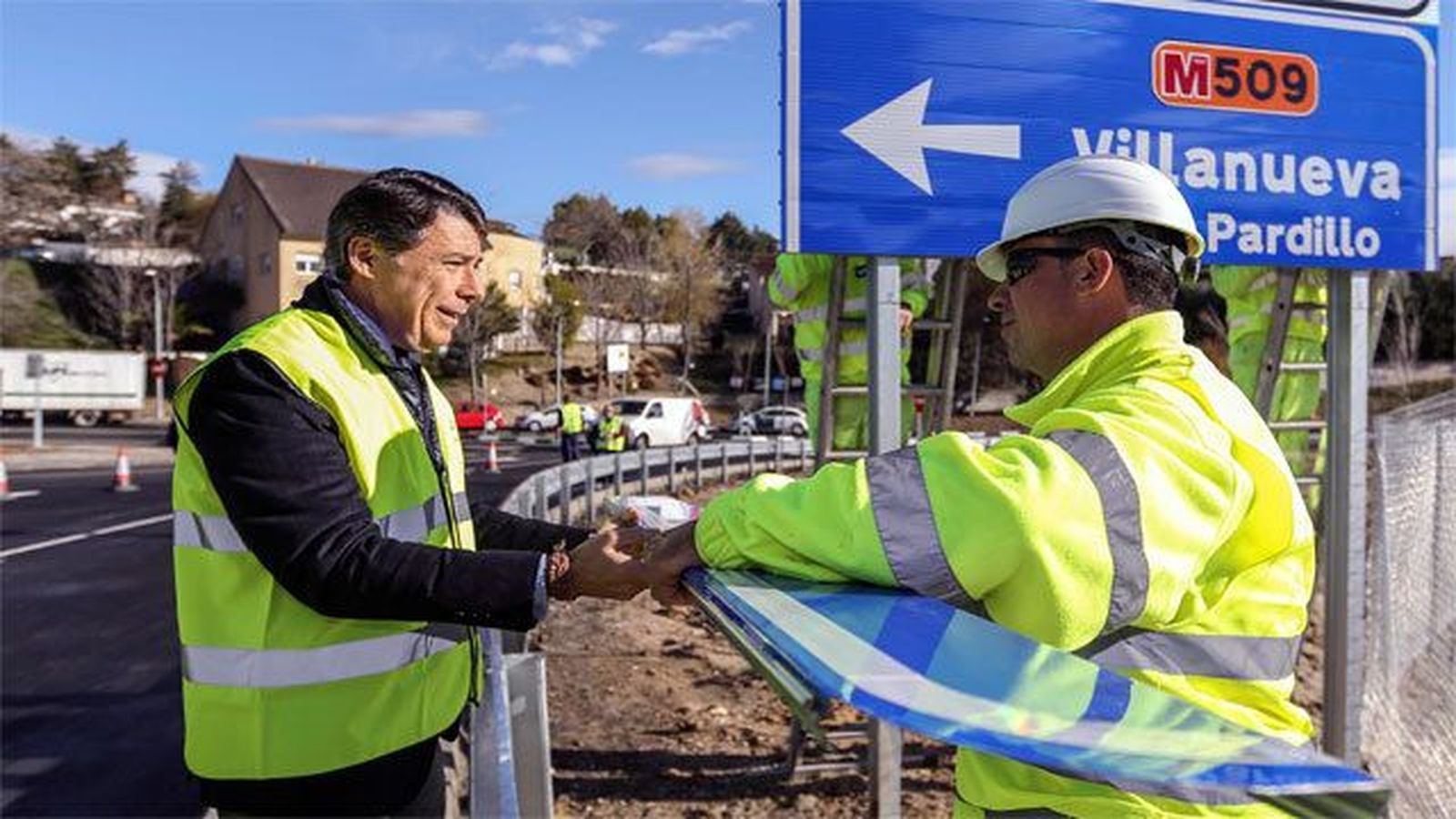 González inaugura la duplicación de la M-509 entre Villanueva del Pardillo y la M-50