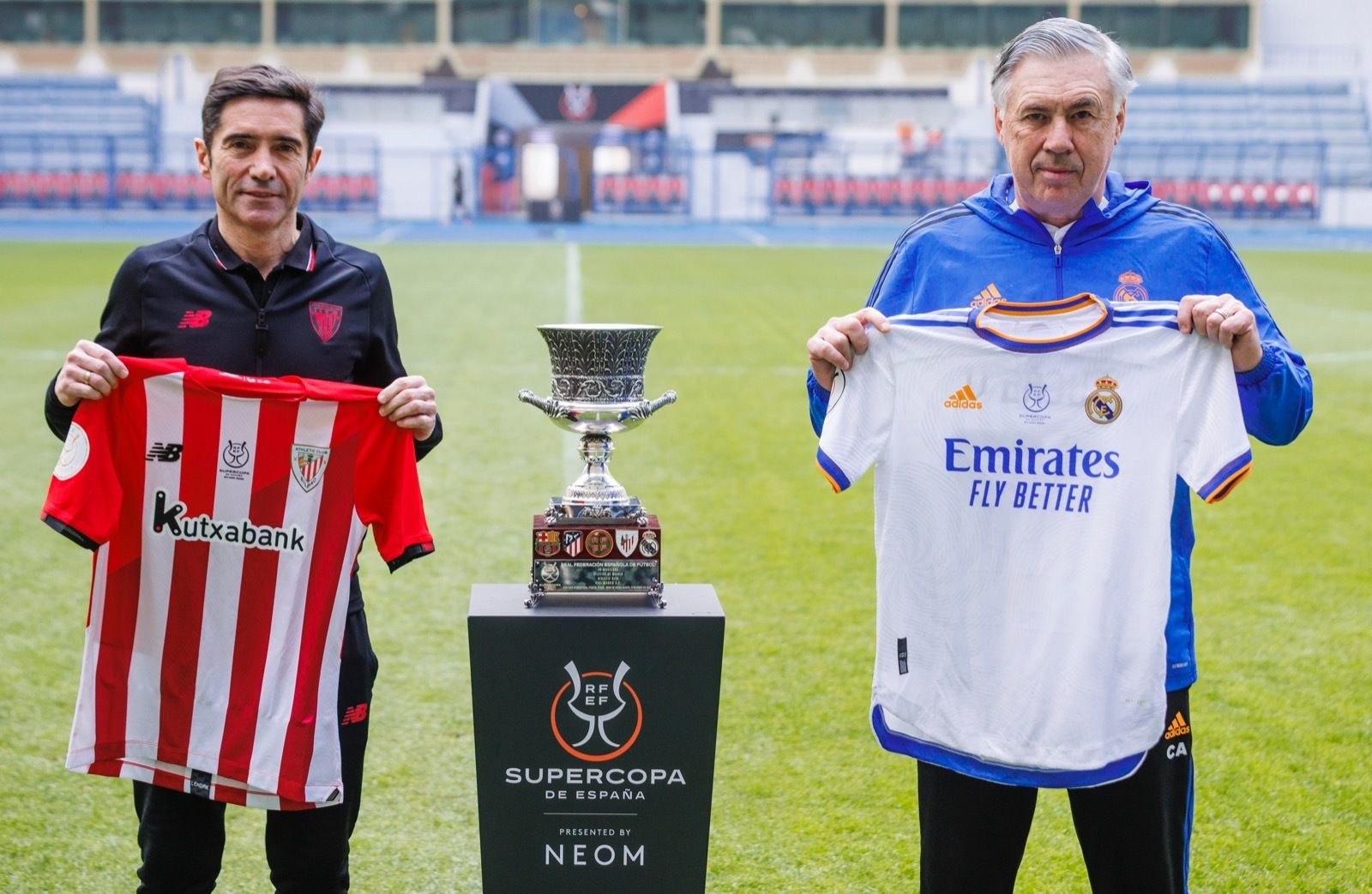 Marcelino y Ancelotti