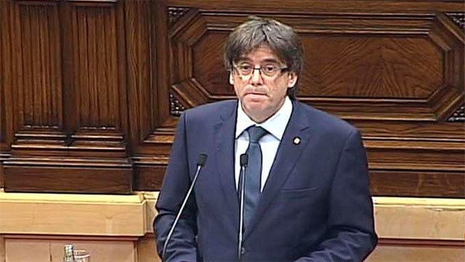 Puigdemont anuncia un referéndum para la independencia en septiembre de 2017