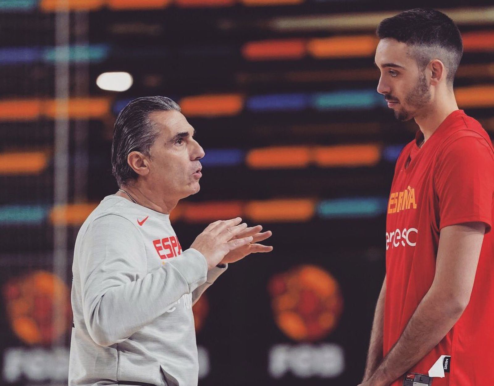 Marc García y Sergio Scariolo